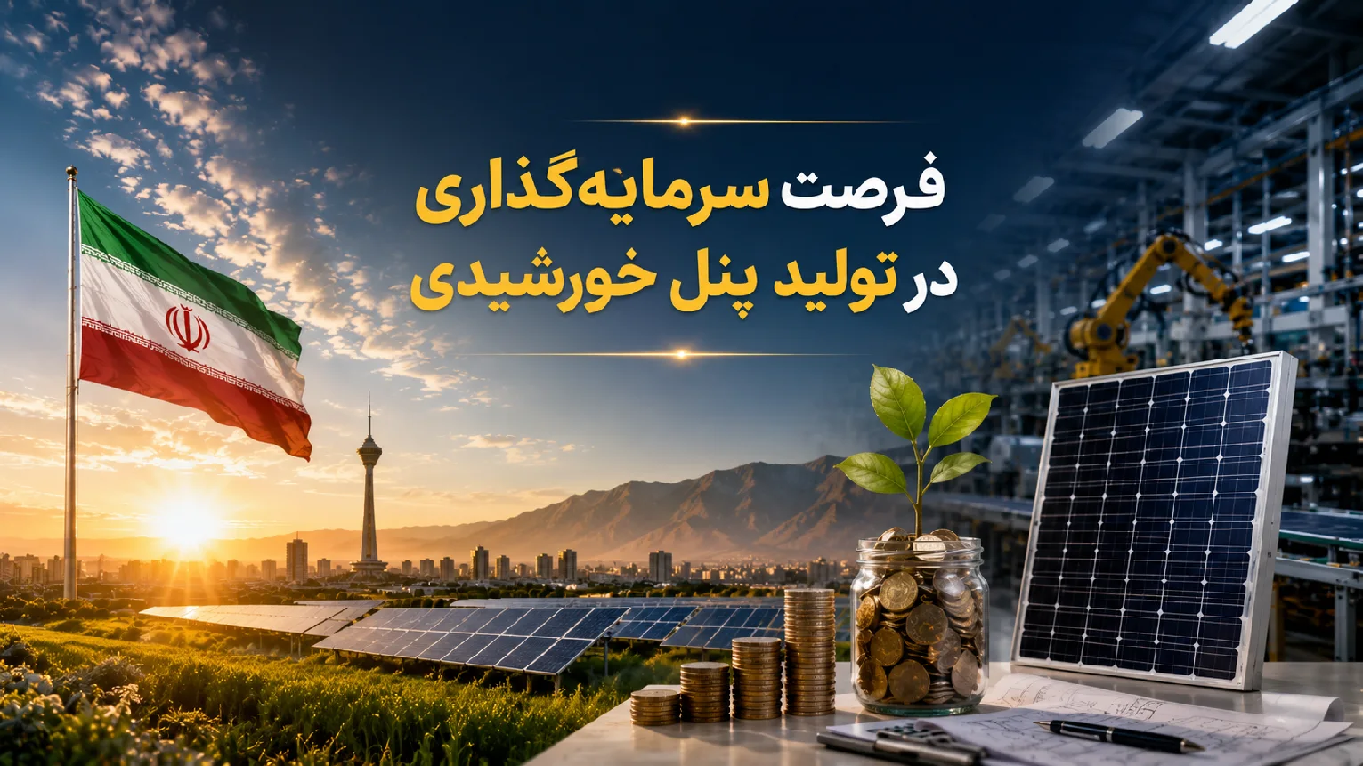 خط تولید پنل خورشیدی